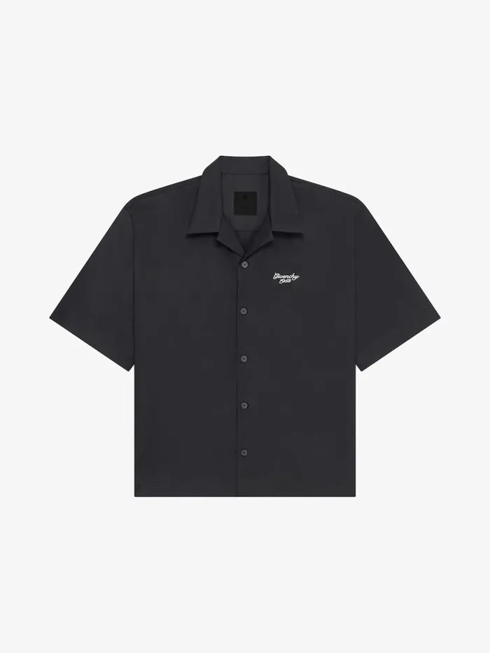 1952 Boxy Fit Shirt In Poplin Black Men Givenchy Shirts
