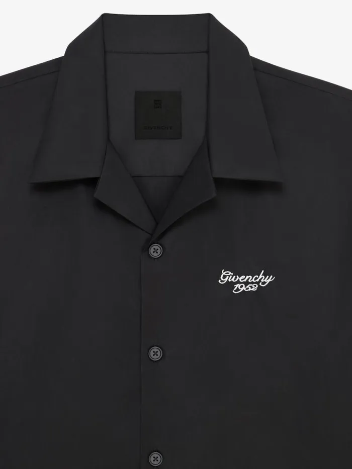 1952 Boxy Fit Shirt In Poplin Black Men Givenchy Shirts
