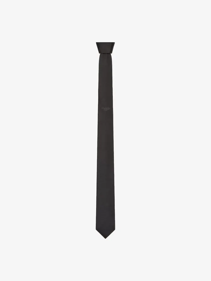 1952 Tie In Silk Black Men Givenchy Scarves and Ties