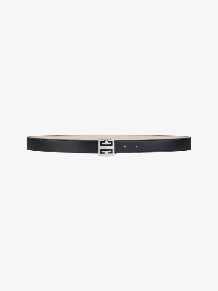 4g Reversible Belt In Leather Black Women Givenchy Belts