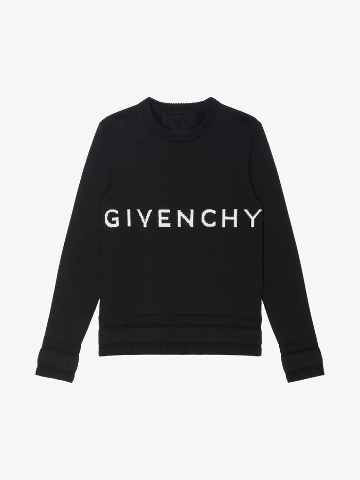 4g Sweater In Knit Black Men Givenchy Sweaters