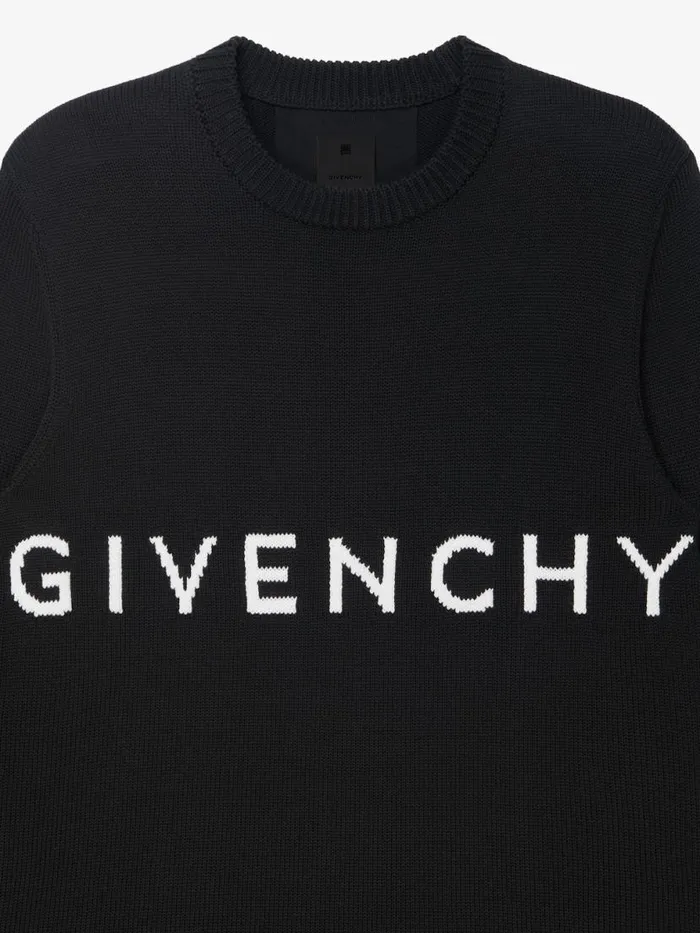 4g Sweater In Knit Black Men Givenchy Sweaters