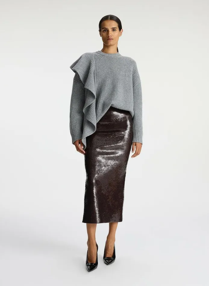 Accessories Women ALC Mabel Wool Cashmere Sweater Grey