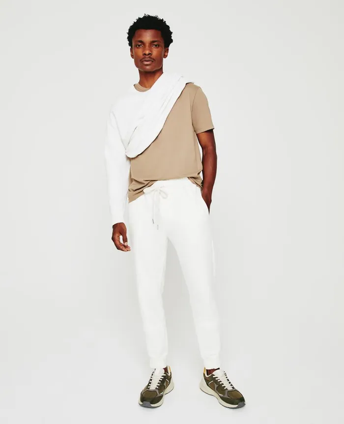 AG Jeans Arc Crew Ivory Dust Men Sweatshirts AG Jeans Arc Crew Ivory Dust Men Sweatshirts