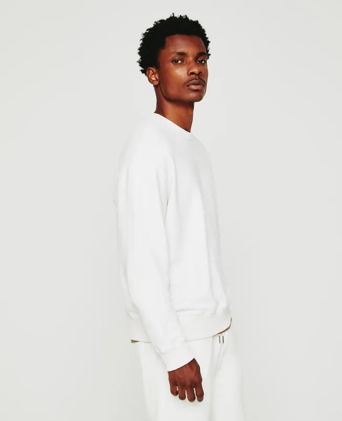 AG Jeans Arc Crew Ivory Dust Men Sweatshirts AG Jeans Arc Crew Ivory Dust Men Sweatshirts