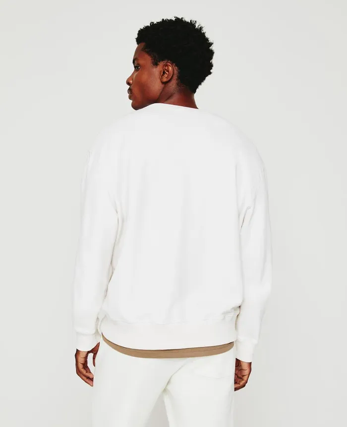 AG Jeans Arc Crew Ivory Dust Men Sweatshirts AG Jeans Arc Crew Ivory Dust Men Sweatshirts