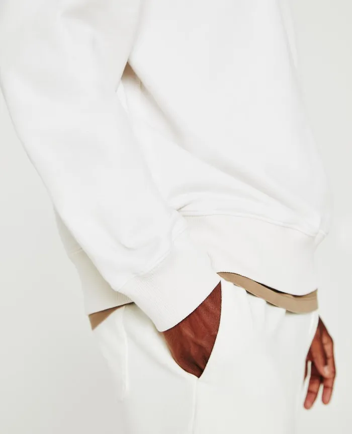 AG Jeans Arc Crew Ivory Dust Men Sweatshirts AG Jeans Arc Crew Ivory Dust Men Sweatshirts