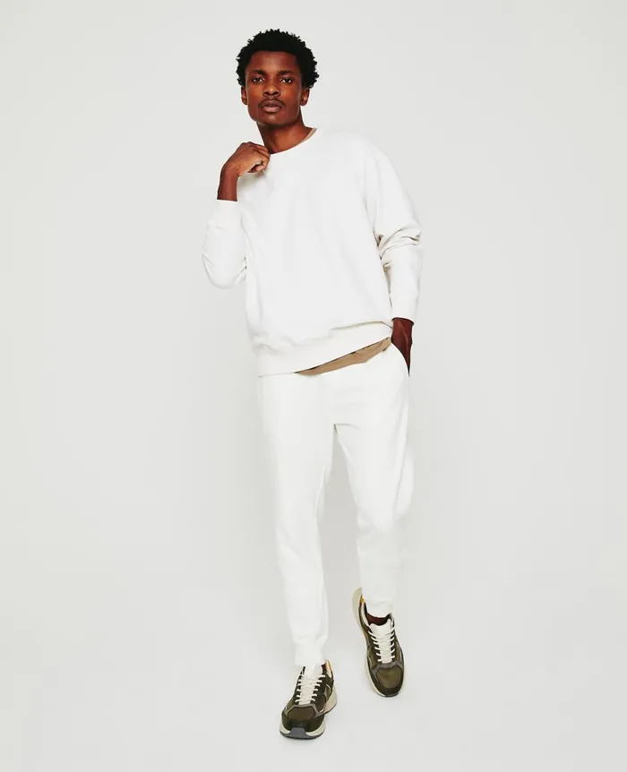 AG Jeans Arc Crew Ivory Dust Men Sweatshirts AG Jeans Arc Crew Ivory Dust Men Sweatshirts