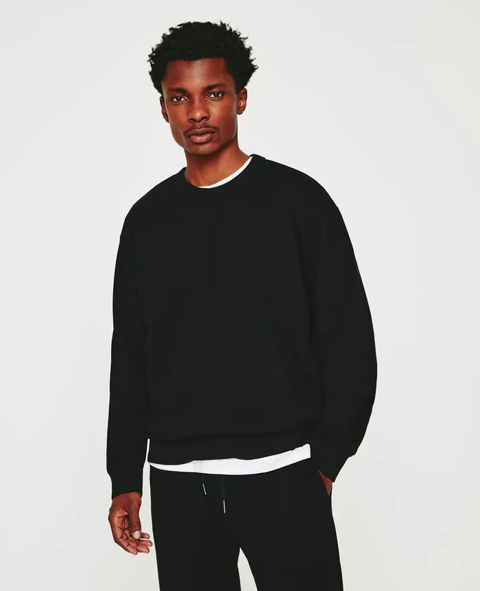 AG Jeans Arc Crew True Black Men Sweatshirts AG Jeans Arc Crew True Black Men Sweatshirts