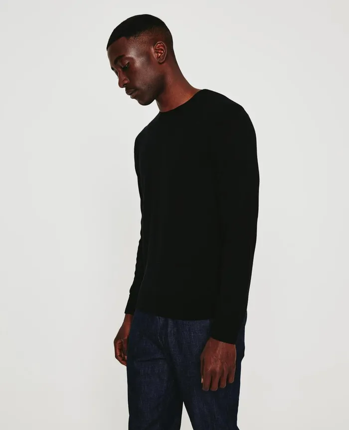 AG Jeans Beck Crew True Black Men Sweatshirts AG Jeans Beck Crew True Black Men Sweatshirts