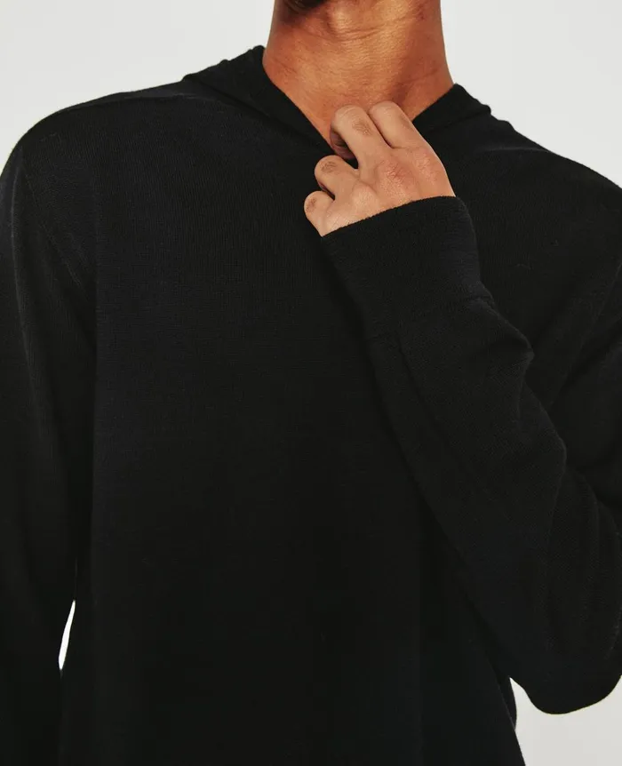 AG Jeans Beck Hoodie True Black Men Sweatshirts AG Jeans Beck Hoodie True Black Men Sweatshirts