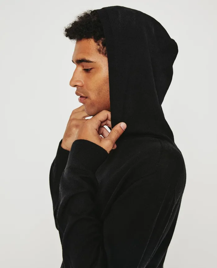 AG Jeans Beck Hoodie True Black Men Sweatshirts AG Jeans Beck Hoodie True Black Men Sweatshirts
