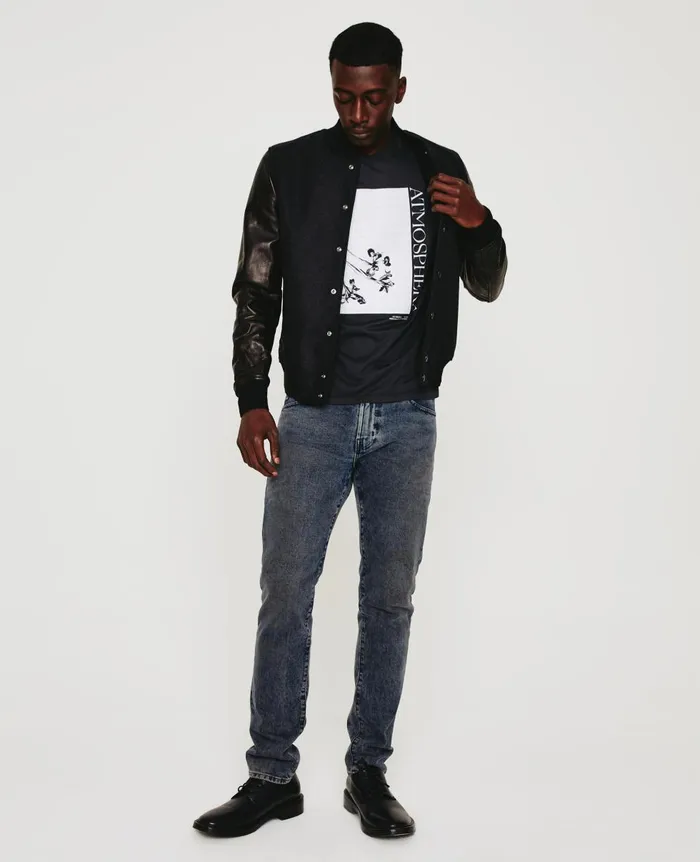 AG Jeans Bryce Crew Atmosphere Ink Stone Men Tees AG Jeans Bryce Crew Atmosphere Ink Stone Men Tees