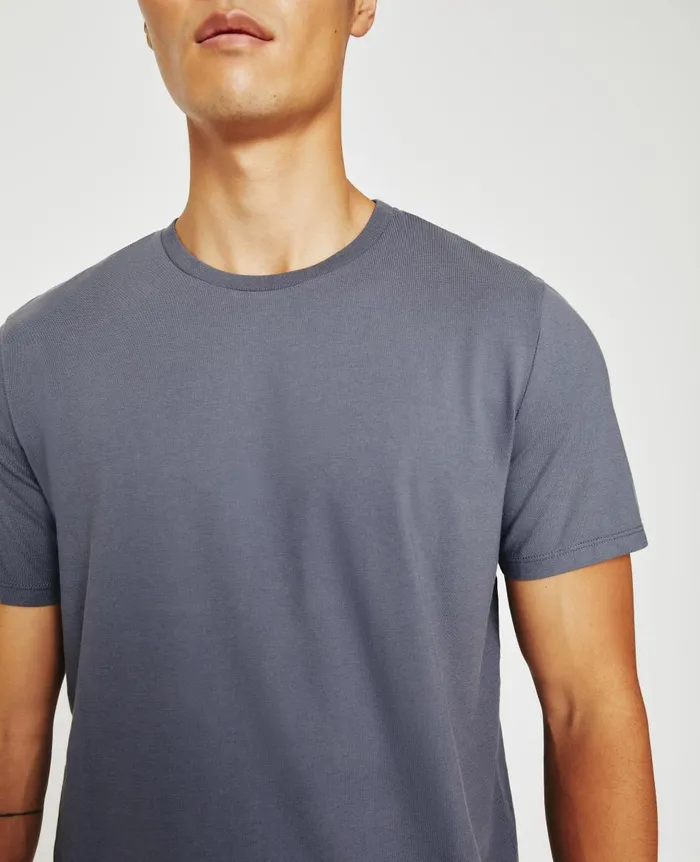 AG Jeans Bryce Crew Slate Sky Men Tees AG Jeans Bryce Crew Slate Sky Men Tees