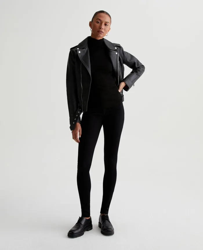AG Jeans Chels Turtleneck True Black Women Tops and Shirts AG Jeans Chels Turtleneck True Black Women Tops and Shirts