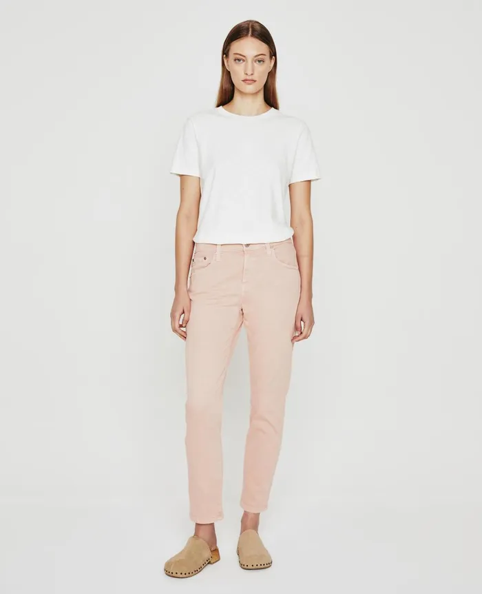 AG Jeans ExBoyfriend Slim 5 Years Sulfur Rose Cloud Women Denim
