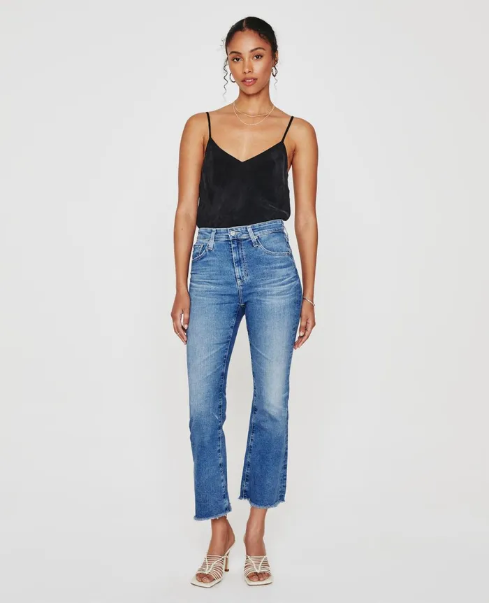 AG Jeans Farrah Boot Crop 18 Years Expansive Women Denim