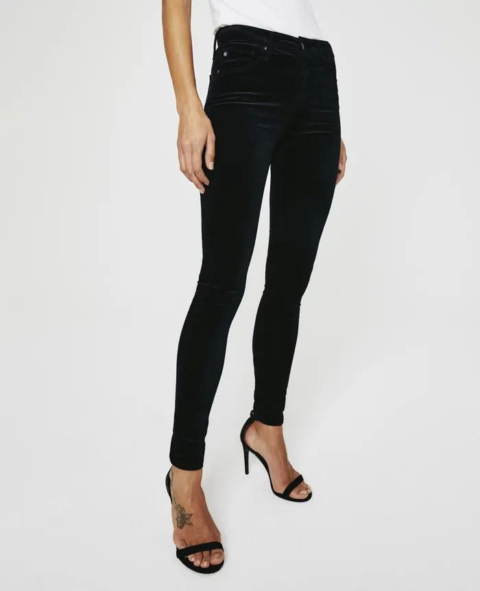 AG Jeans Farrah Skinny Super Black Women Pants