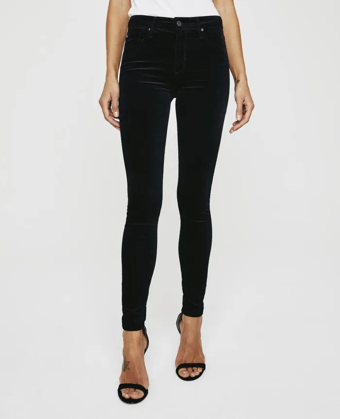 AG Jeans Farrah Skinny Super Black Women Pants AG Jeans Farrah Skinny Super Black Women Pants
