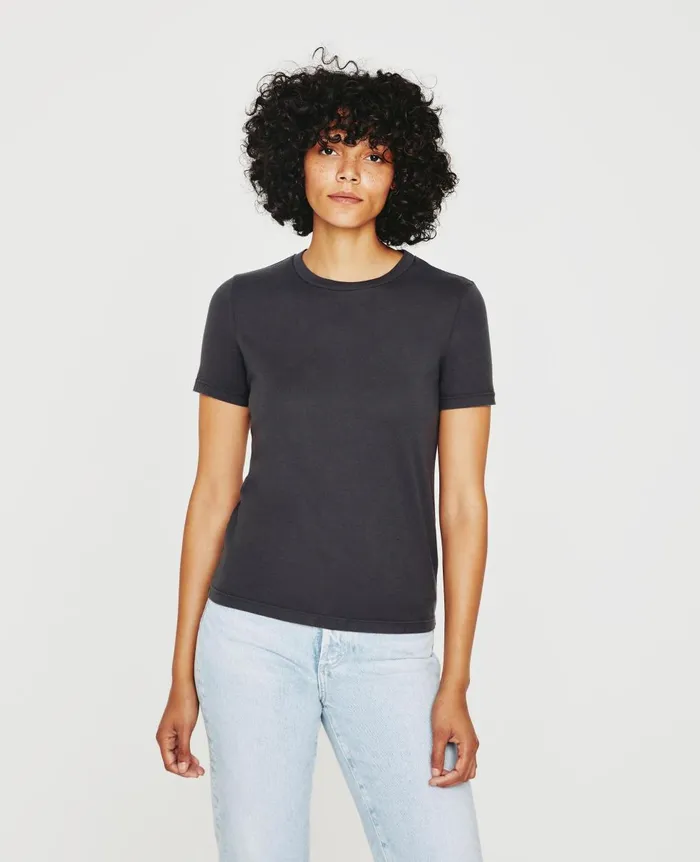 AG Jeans Jagger Crew Ink Stone Women Tees and Tanks AG Jeans Jagger Crew Ink Stone Women Tees and Tanks