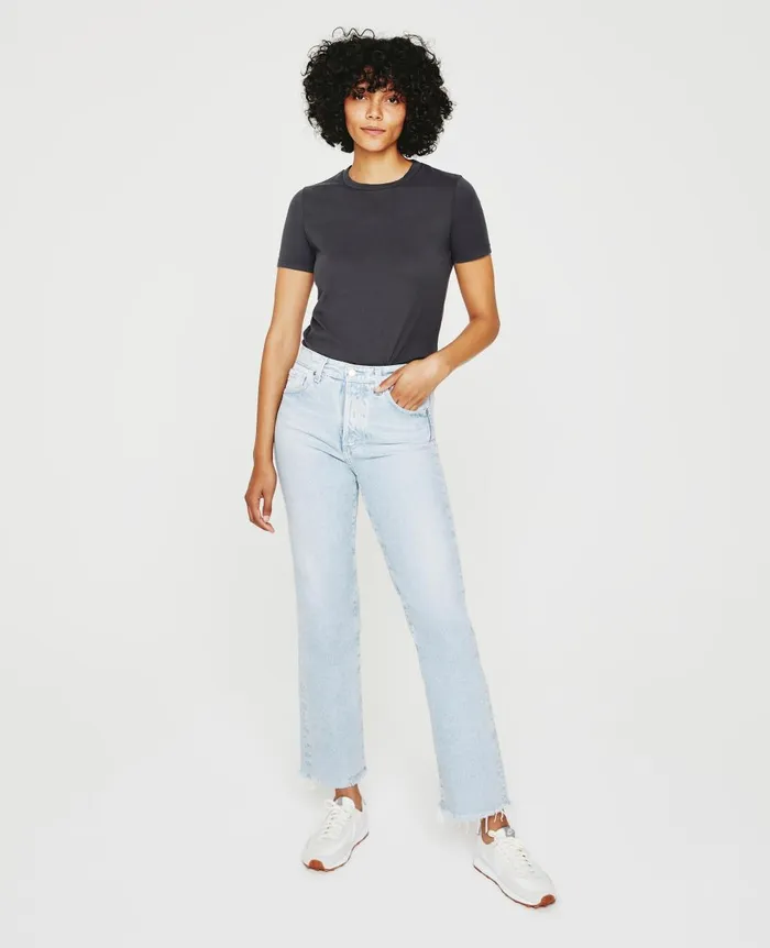 AG Jeans Jagger Crew Ink Stone Women Tees and Tanks AG Jeans Jagger Crew Ink Stone Women Tees and Tanks