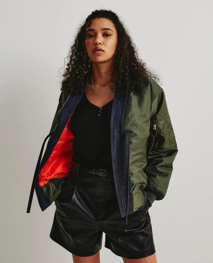 AG Jeans June Bomber Surplus WomenMen Jackets