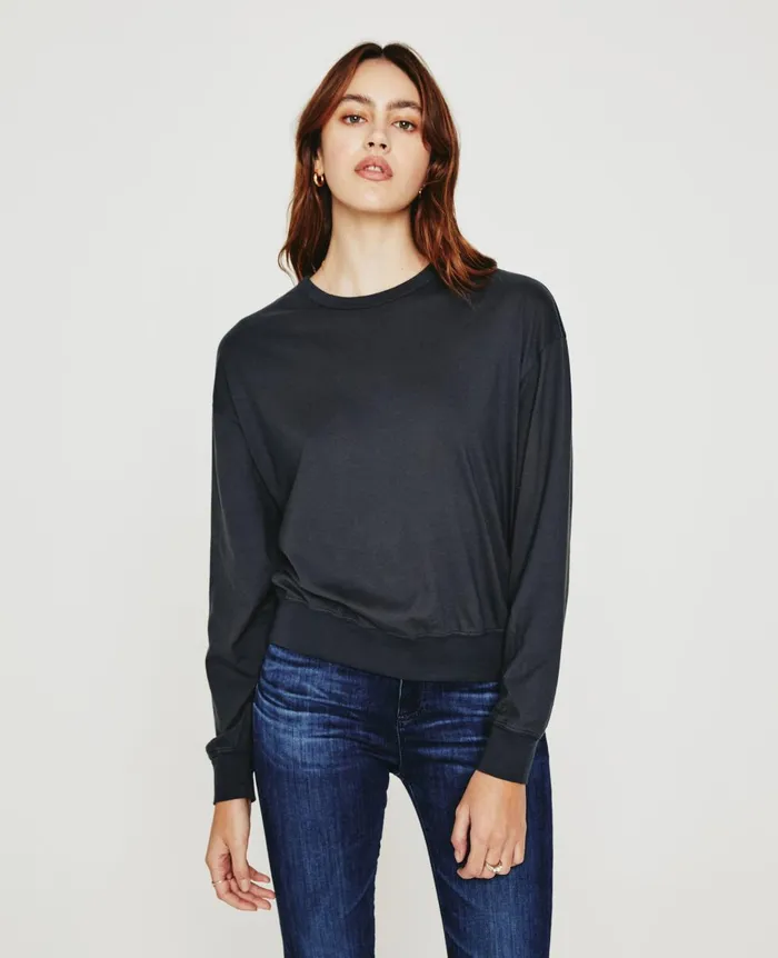 AG Jeans Karter Pullover Ink Stone Women Sweatshirts
