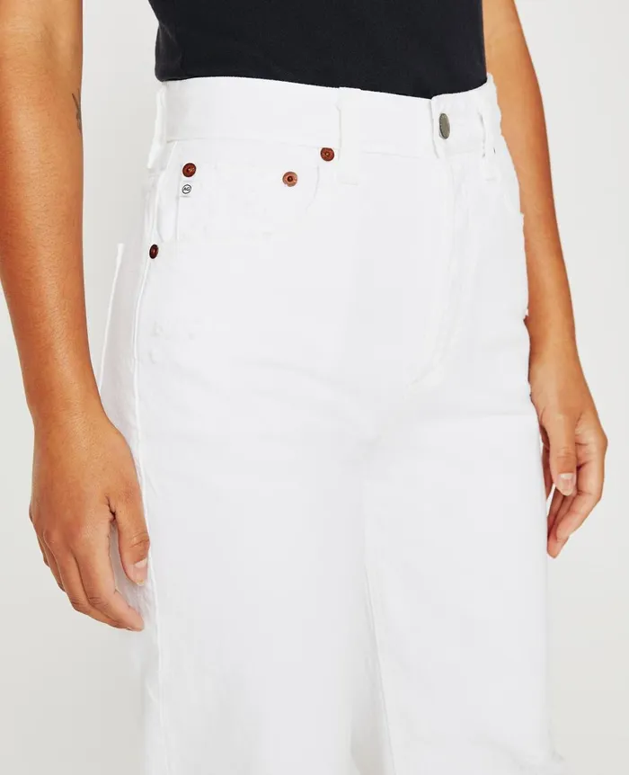 AG Jeans Knoxx Authentic White Destructed Women Denim AG Jeans Knoxx Authentic White Destructed Women Denim