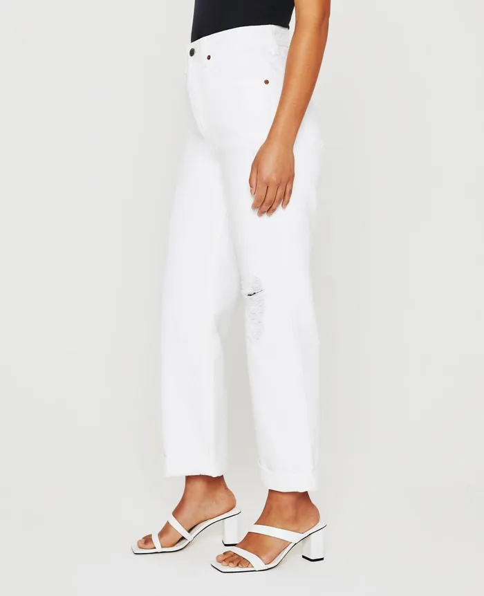AG Jeans Knoxx Authentic White Destructed Women Denim AG Jeans Knoxx Authentic White Destructed Women Denim