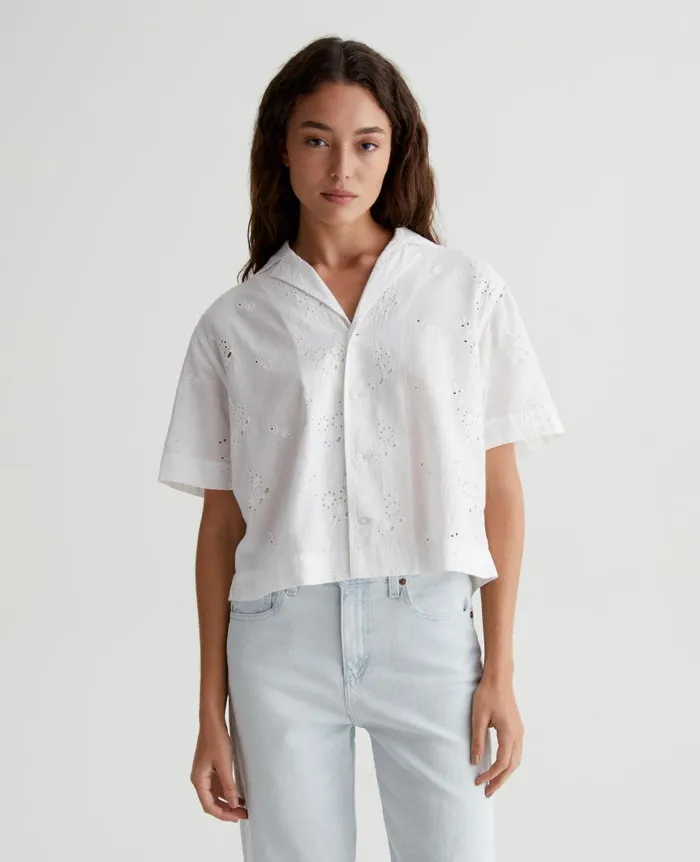 AG Jeans Koa True White Women Tops and Shirts
