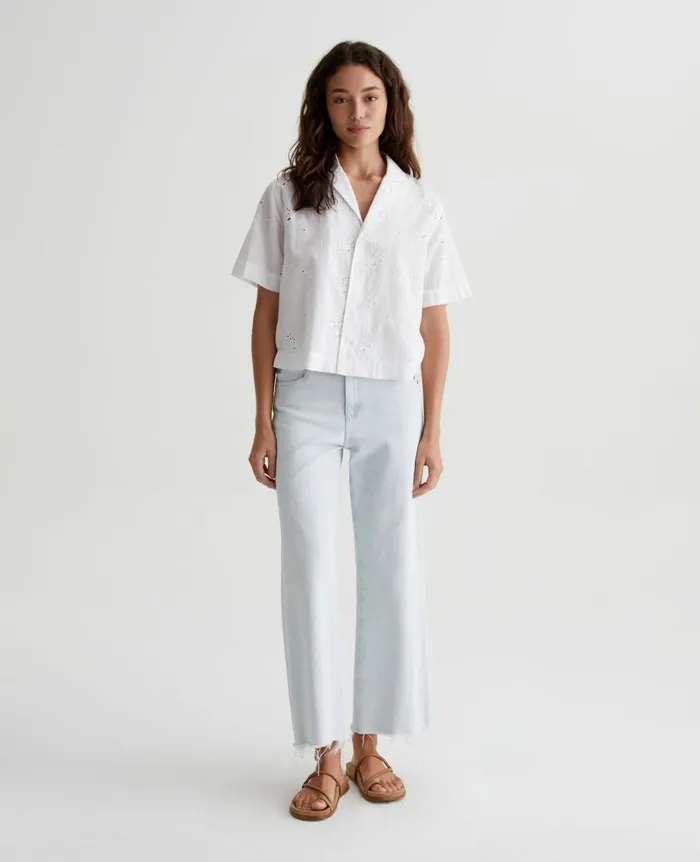 AG Jeans Koa True White Women Tops and Shirts AG Jeans Koa True White Women Tops and Shirts