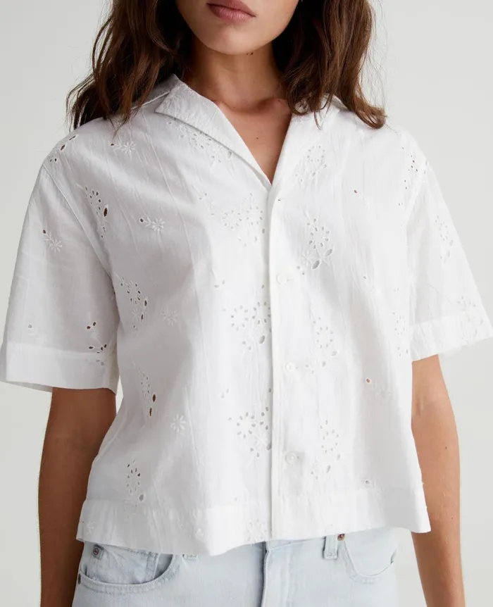 AG Jeans Koa True White Women Tops and Shirts AG Jeans Koa True White Women Tops and Shirts
