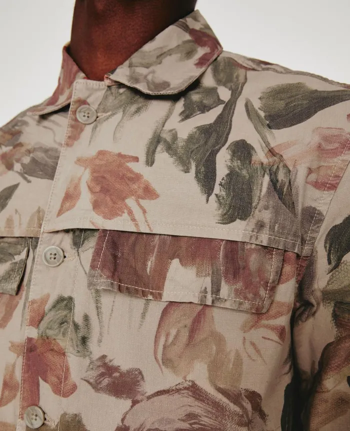 AG Jeans Lance Fatigue Garden Camo Neutral Multi Men Jackets AG Jeans Lance Fatigue Garden Camo Neutral Multi Men Jackets