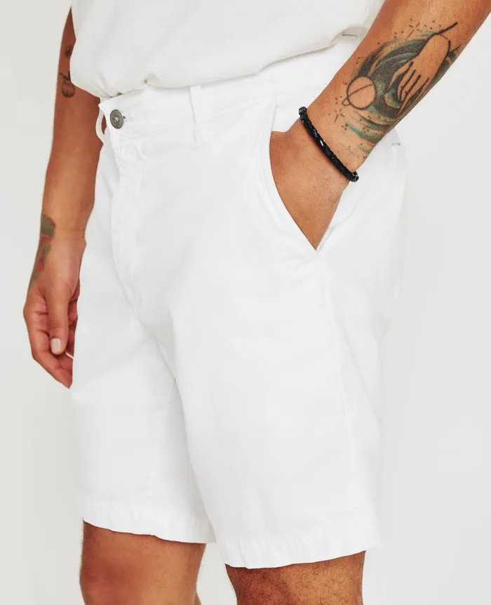 AG Jeans Wanderer Short White Men Shorts AG Jeans Wanderer Short White Men Shorts