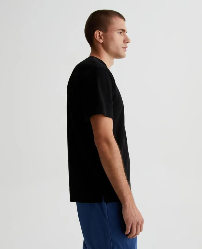 AG Jeans Wesley Crew True Black Men Tees AG Jeans Wesley Crew True Black Men Tees