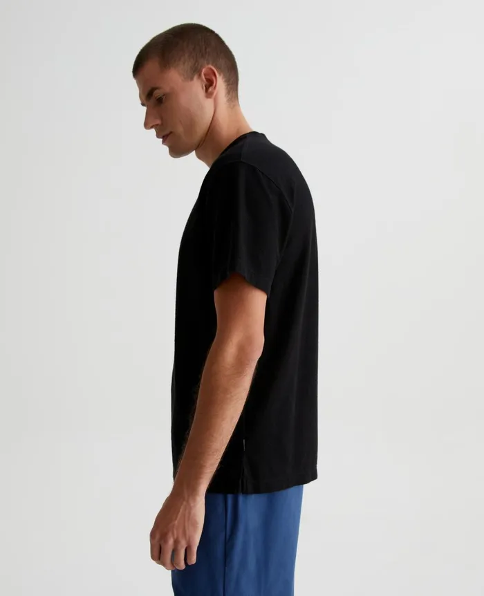 AG Jeans Wesley Crew True Black Men Tees AG Jeans Wesley Crew True Black Men Tees