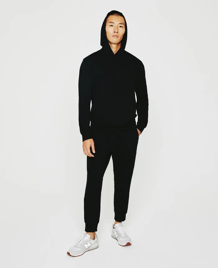 AG Jeans Wesley Hoodie True Black Men Sweatshirts AG Jeans Wesley Hoodie True Black Men Sweatshirts
