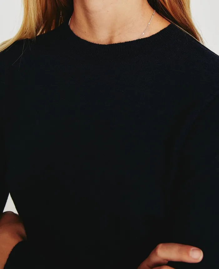 AG Jeans Zuri Crew Deep Navy Women Tops and Shirts AG Jeans Zuri Crew Deep Navy Women Tops and Shirts