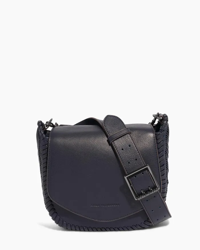 All For Love Saddle Crossbody Ink Blue Women Aimee Kestenberg Crossbody Bags
