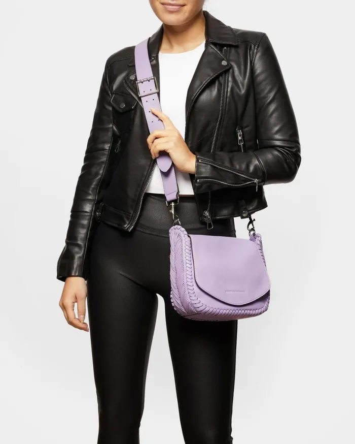 All For Love Saddle Crossbody Lavender Women Aimee Kestenberg Crossbody Bags