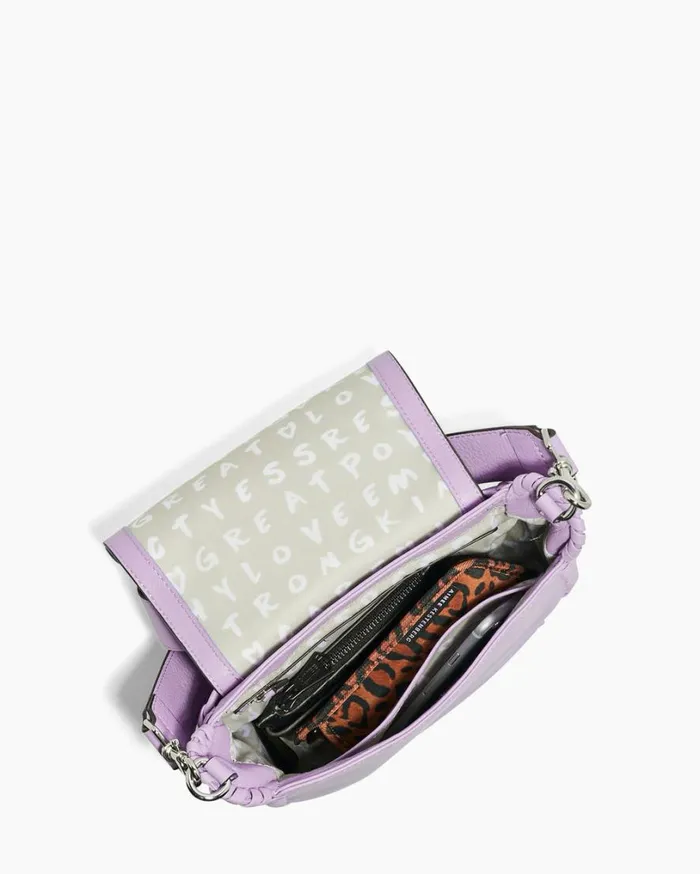 All For Love Saddle Crossbody Lavender Women Aimee Kestenberg Crossbody Bags