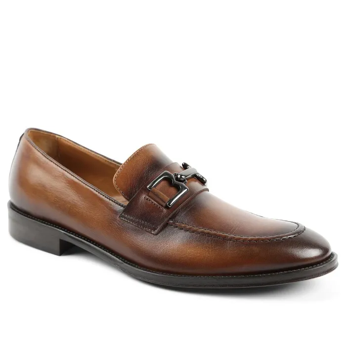 Alpha Classic Bit Leather Loafer 8211 Cognac Men Bruno Magli Loafers and Slipons