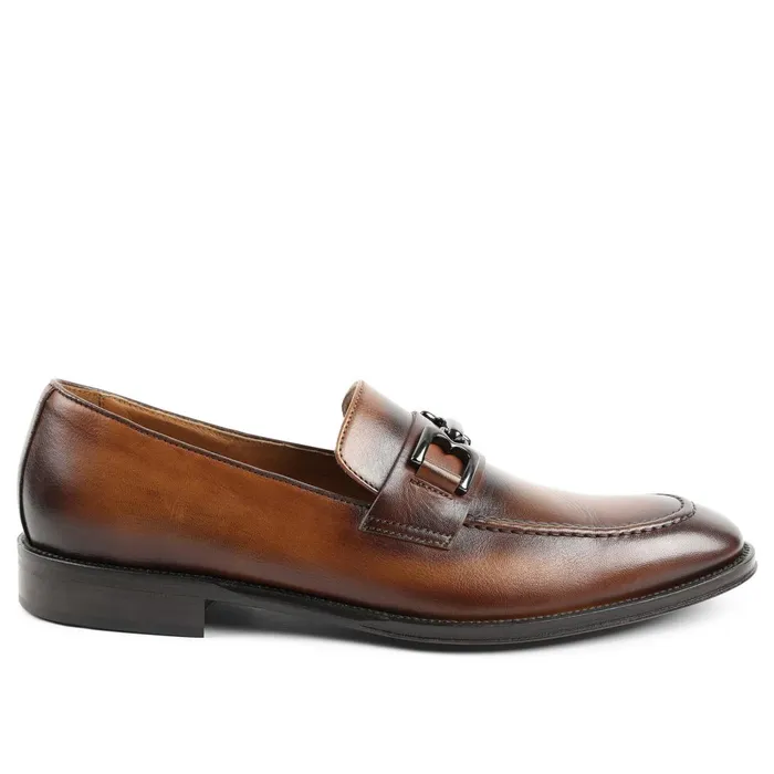 Alpha Classic Bit Leather Loafer 8211 Cognac Men Bruno Magli Loafers and Slipons