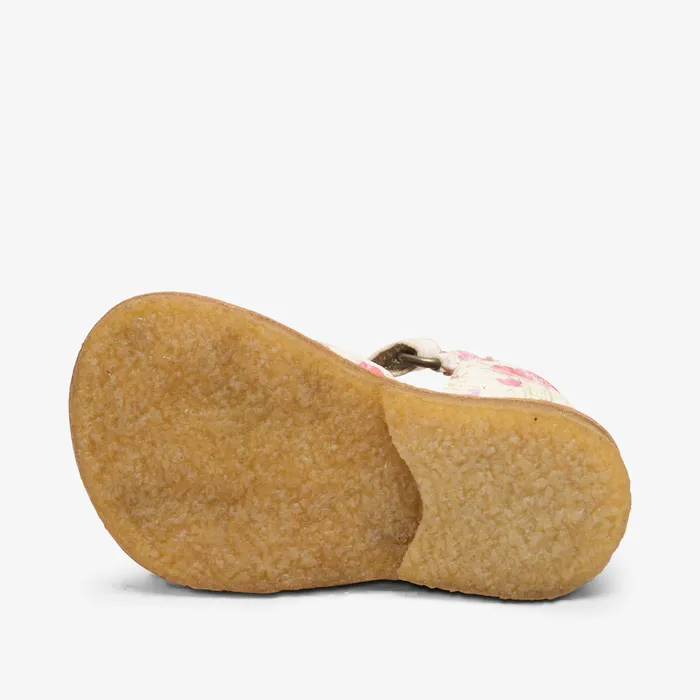 ami flower print white White BABY Sandals bisgaardshoes