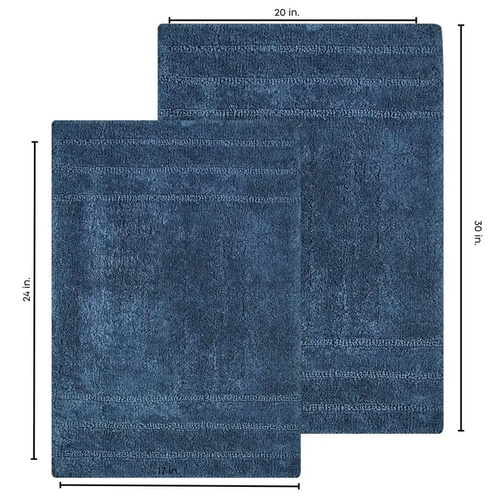 Anne Klein 2 Piece Reverie Bath Set Navy Women Home