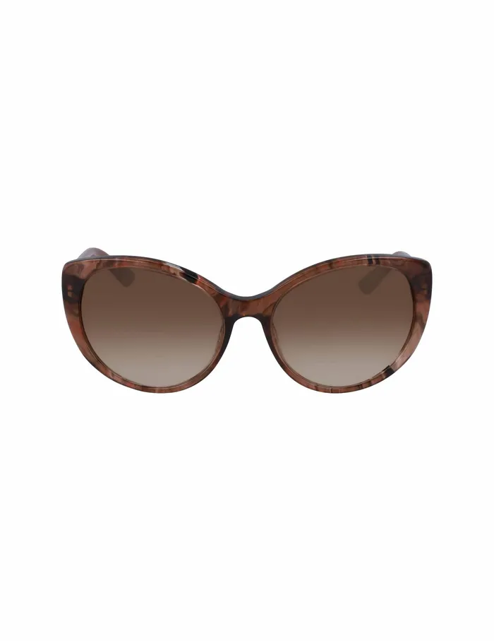 Anne Klein CatEye Sunglasses Rose Horn Women Accessories