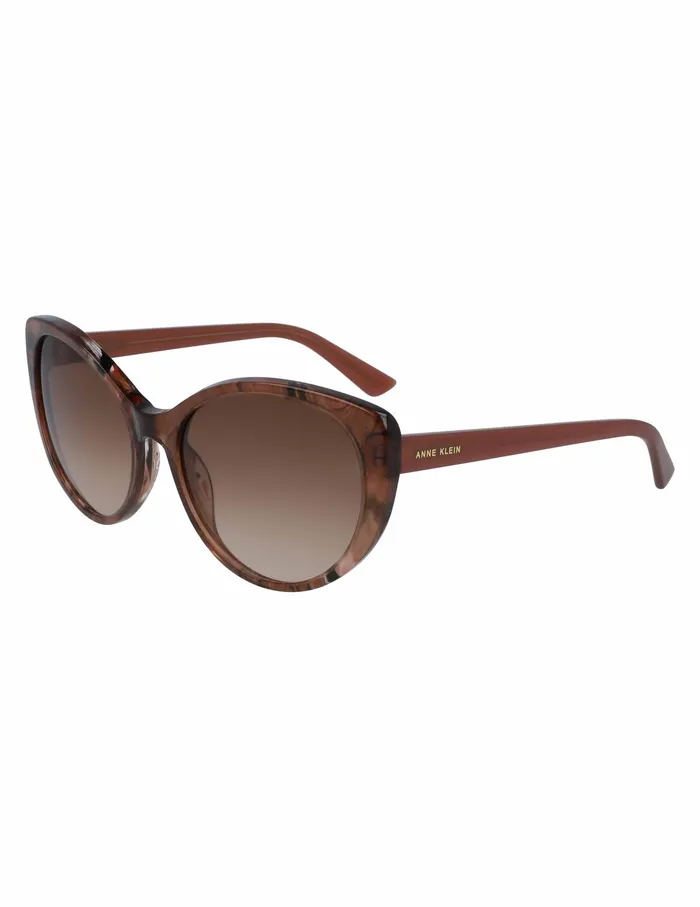 Anne Klein CatEye Sunglasses Rose Horn Women Accessories