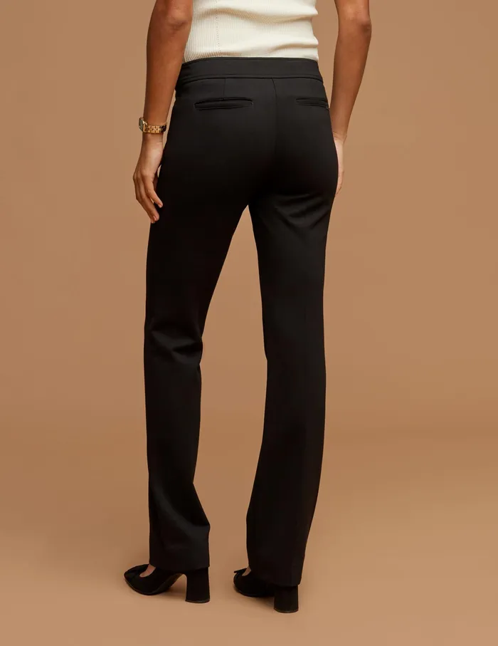 Anne Klein Flare Leg Compression Pant Black Women Clothing