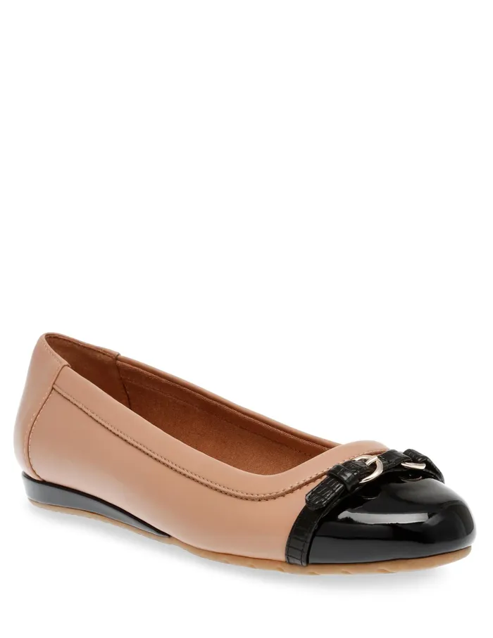 Anne Klein Gisele Flat Nude Women Shoes