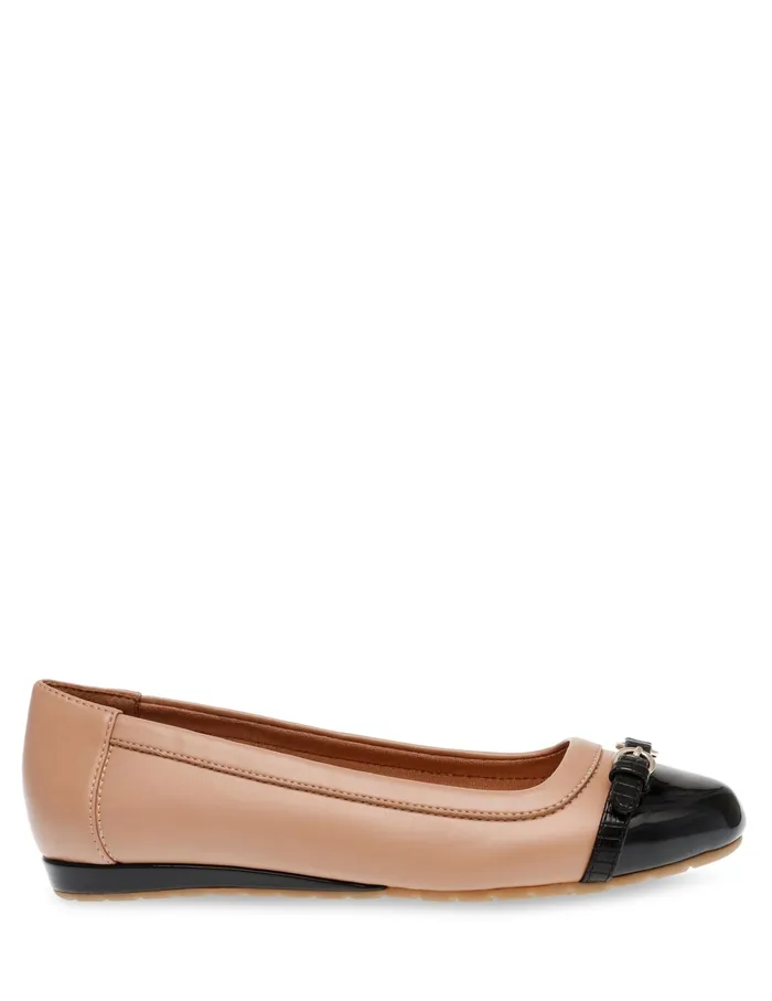 Anne Klein Gisele Flat Nude Women Shoes